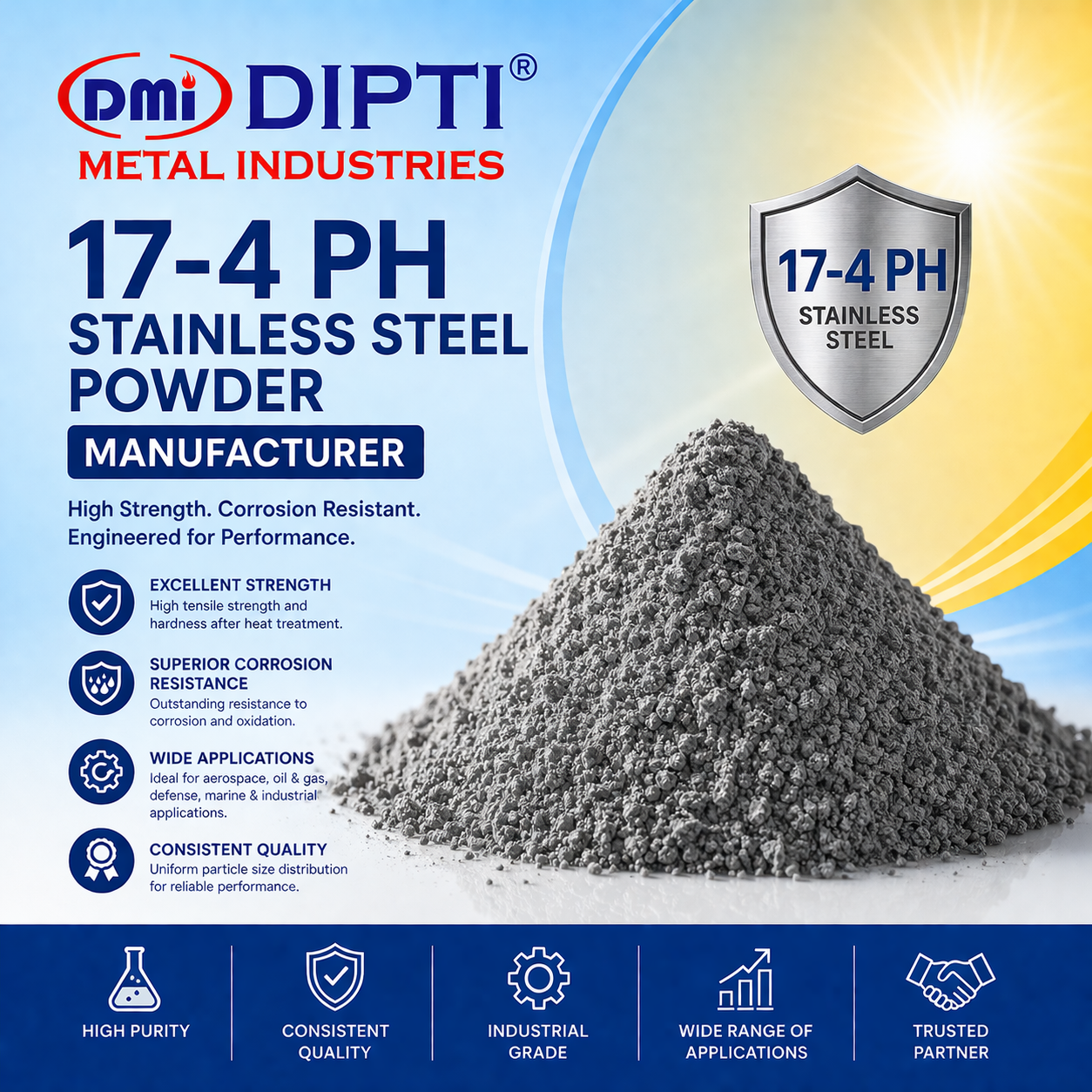 17-4 PH Stainless Steel Powder Stockiest Mumbai