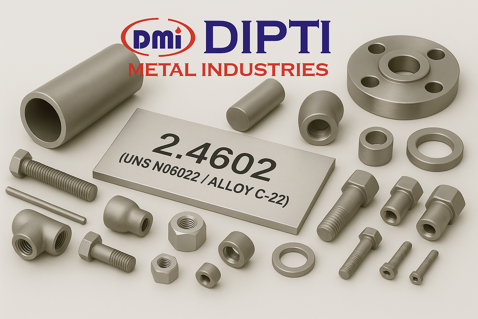 2.4602 (Nickel Alloy UNS N06022 / Alloy C-22) Nickel Alloy Pipes, Fittings & Flanges