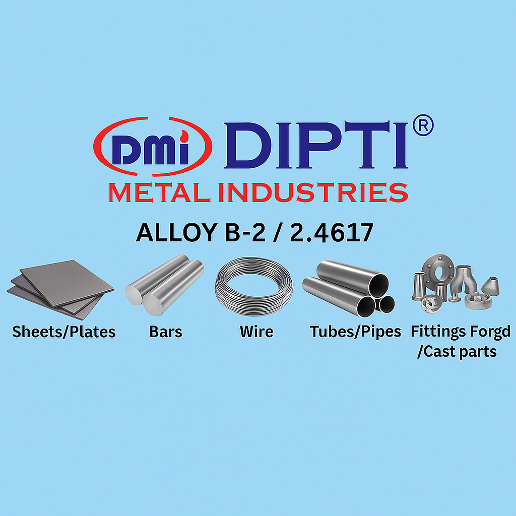 2.4617 (Nickel-Molybdenum Alloy UNS N10665 / Alloy B-2) Pipes, Fittings & Flanges