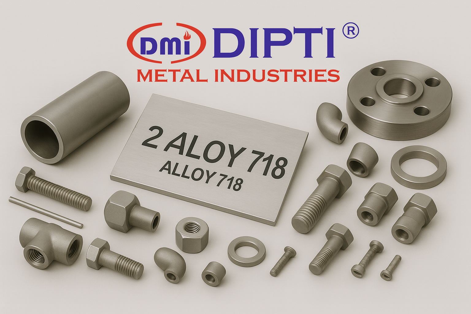 2.4668 (Nickel Alloy UNS N07718 / Inconel 718) Nickel Alloy Pipes, Fittings & Flanges