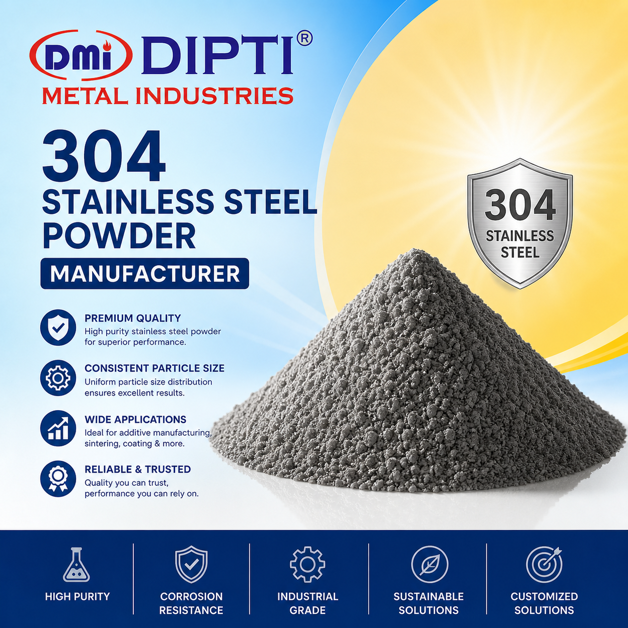 304 Stainless Steel Powder Manufacturer Mumbai India