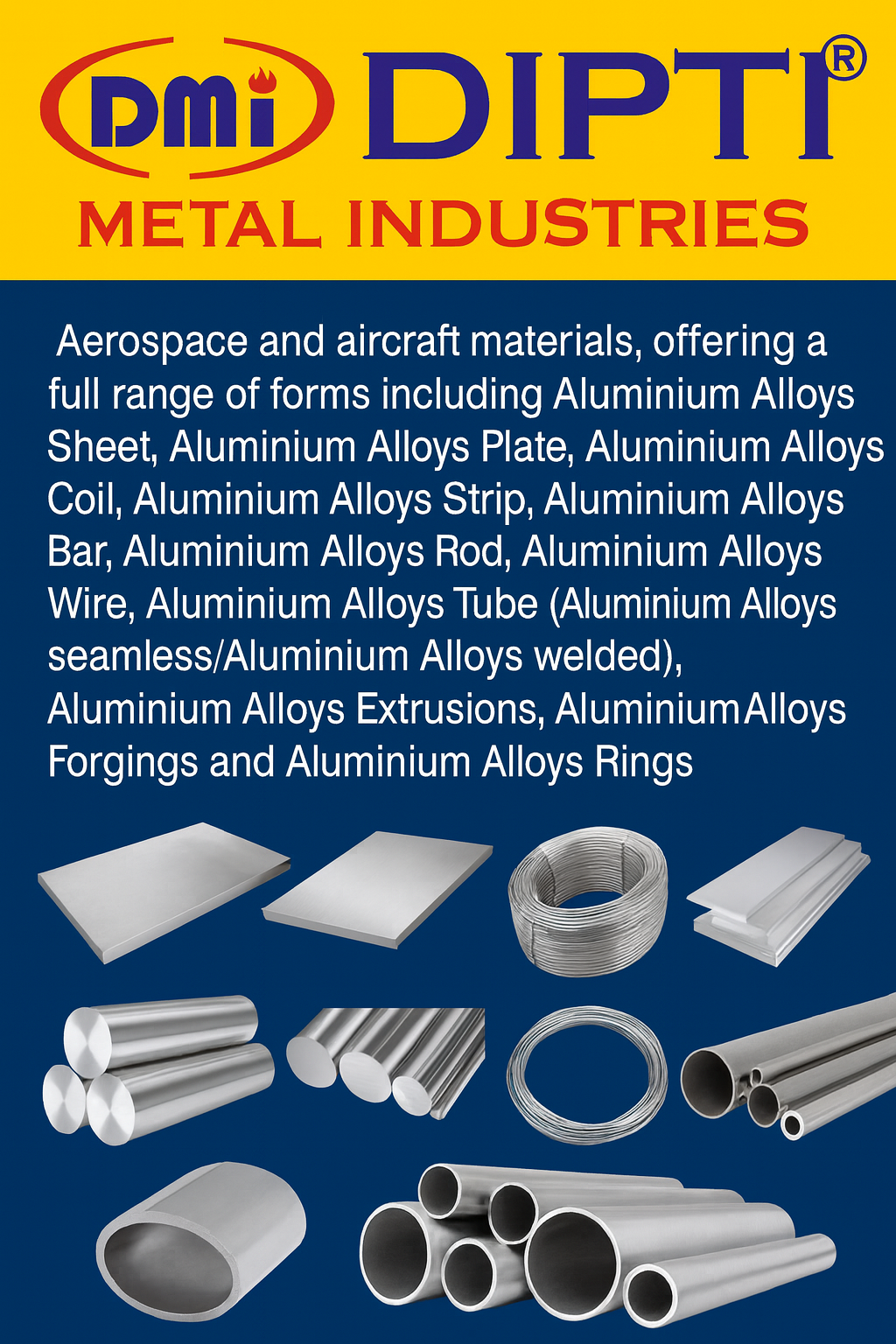 Aluminium Alloys: Complete Series Catalog – Dipti Metal Industries