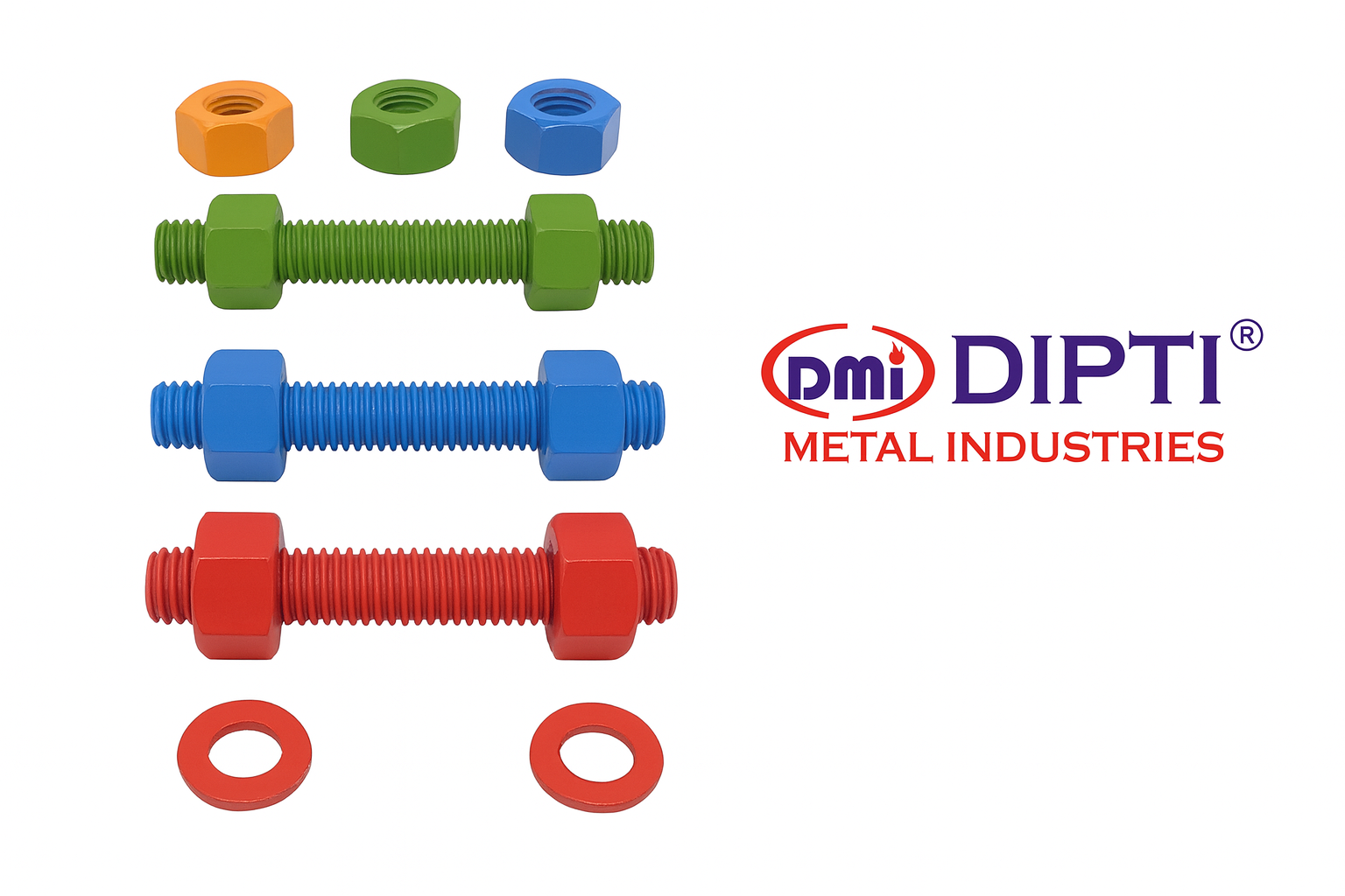 ASTM A193 B7 / B7M Alloy Steel Studs, Bolts & Nuts