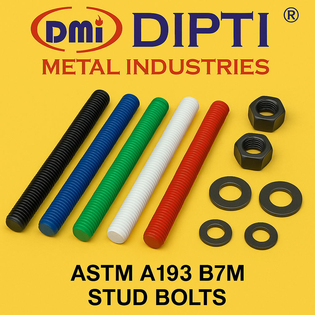 ASTM A193 B7M Stud Bolts Manufacturer India Sour Service
