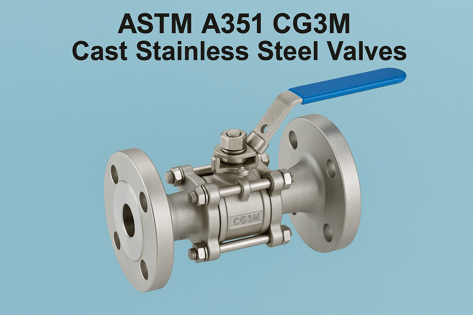 ASTM A351 CG3M Cast Stainless Steel Ball Valve Manufacturer, Supplier, Exporter from Mumbai, India
