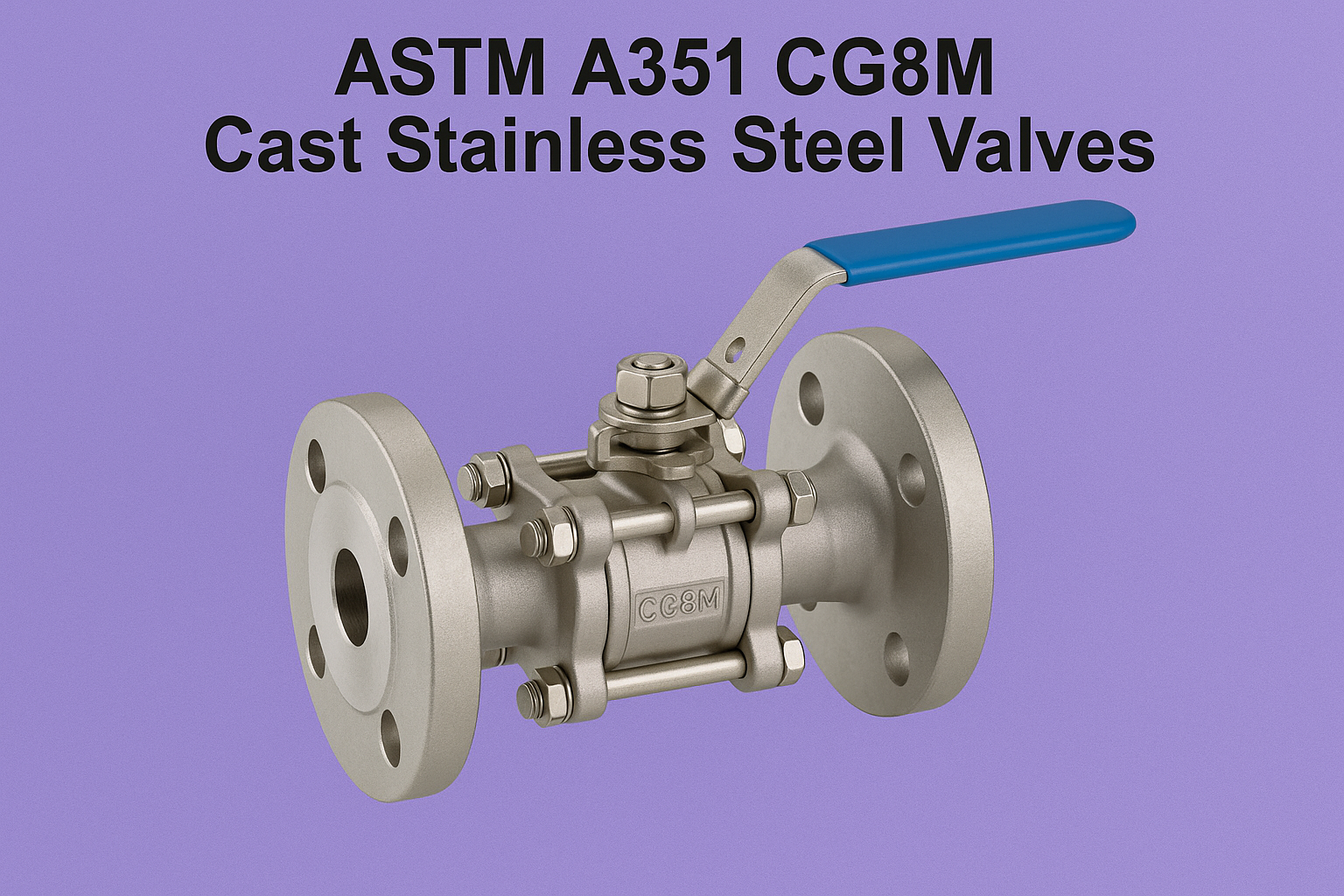 ASTM A351 CG8M Cast Stainless Steel Ball Valve Manufacturer, Supplier, Exporter from Mumbai, India