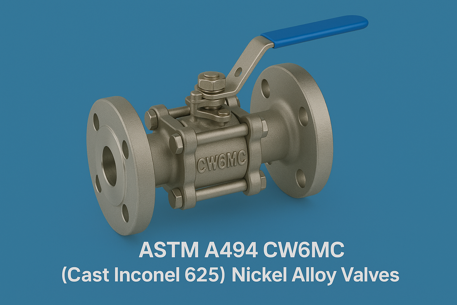 ASTM A494 CW6MC Cast Nickel Alloy (Inconel 625) Ball Valve Manufacturer, Supplier, Exporter from Mumbai, India