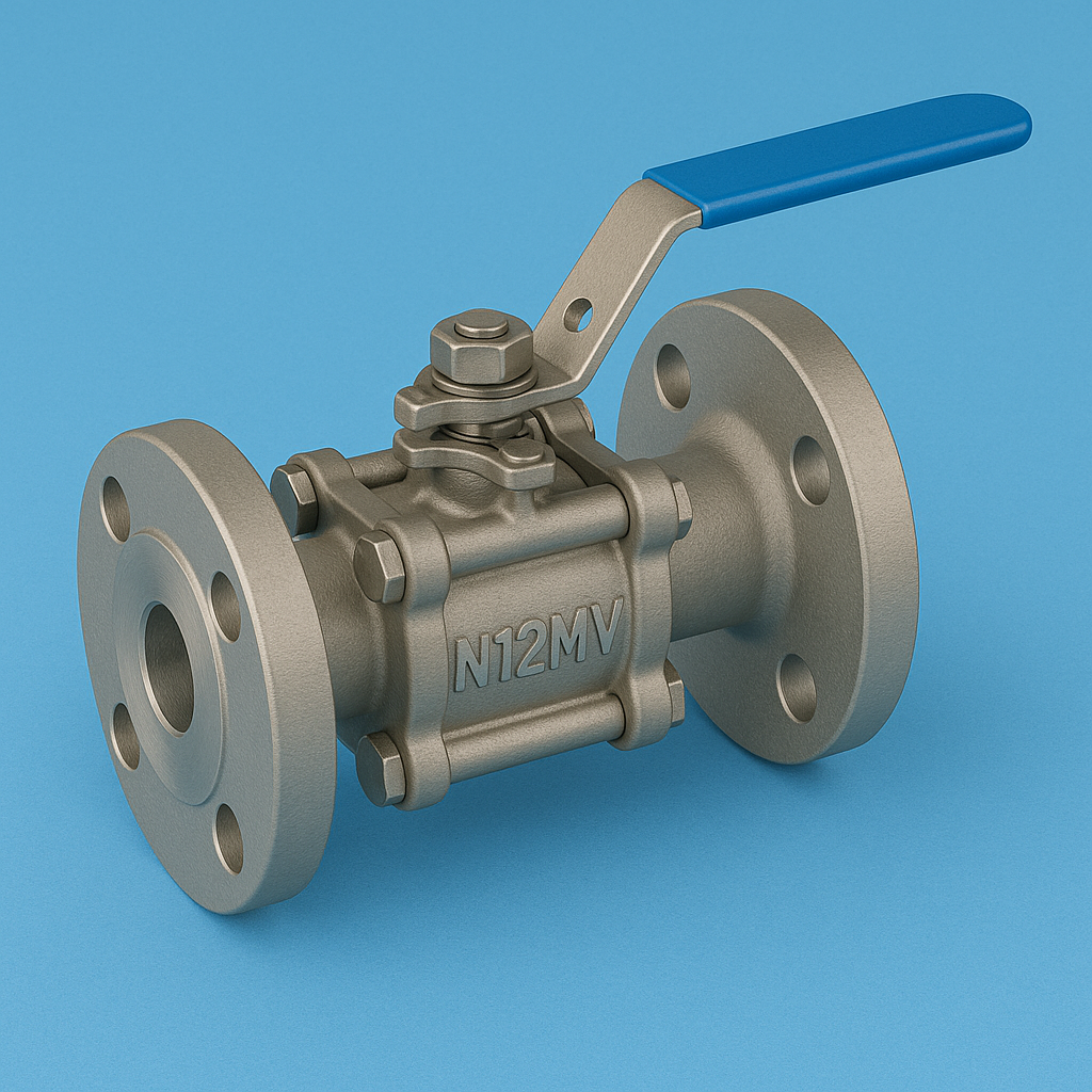 ASTM A494 N12MV Cast Nickel Alloy (Hastelloy B) Ball Valve Manufacturer, Supplier, Exporter from Mumbai, India