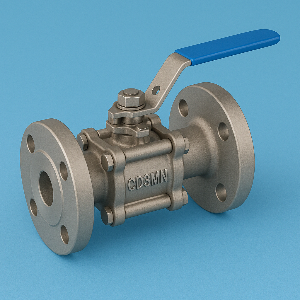 ASTM A995 CD3MN Cast Duplex Stainless Steel Ball Valve Manufacturer, Supplier, Exporter from Mumbai, India