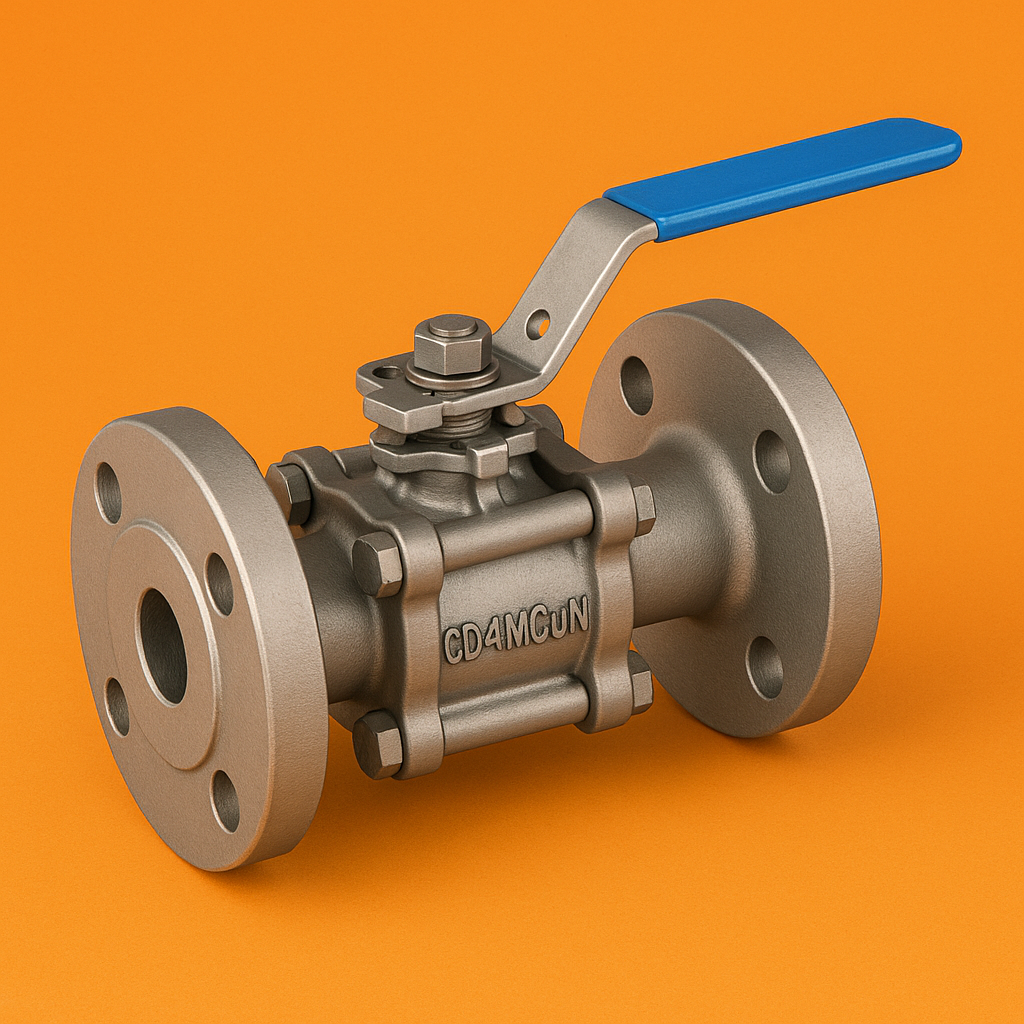 ASTM A995 CD4MCuN Cast Duplex Stainless Steel Ball Valve Manufacturer, Supplier, Exporter from Mumbai, India
