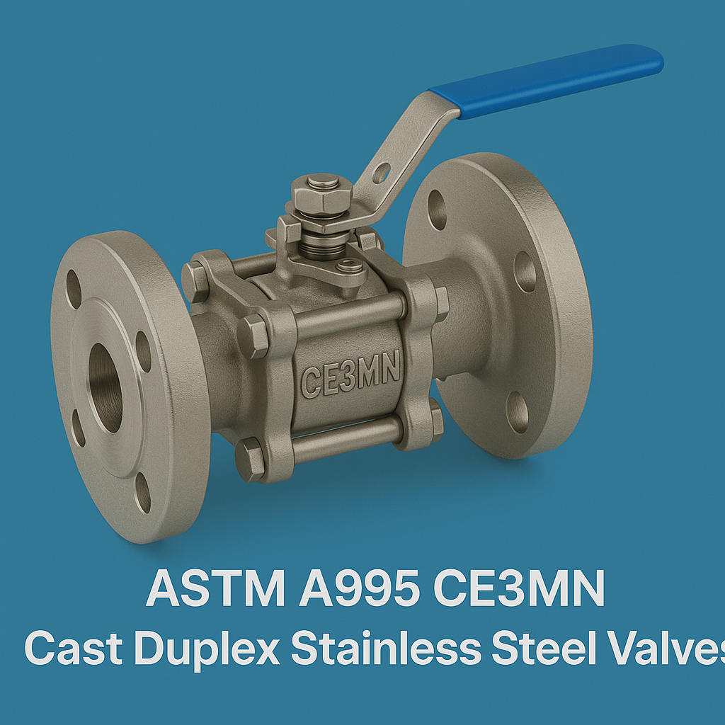 ASTM A995 CE3MN Cast Duplex Stainless Steel Ball Valve Manufacturer, Supplier, Exporter from Mumbai, India