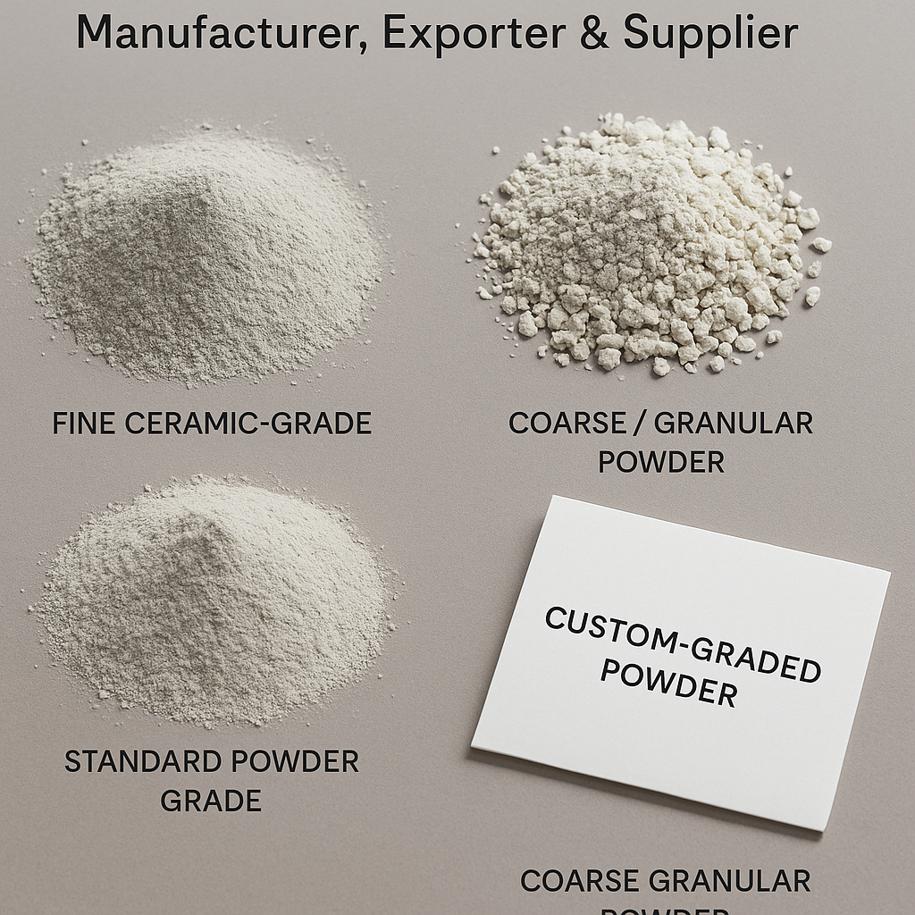 Yellow Bismuth Trioxide Powder and Metal Powder