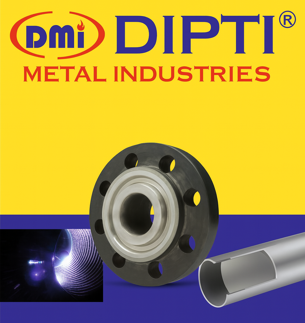 Industrial Cladded Pipes, Fittings, Flanges & Plates Manufacturer, Exporter, Supplier