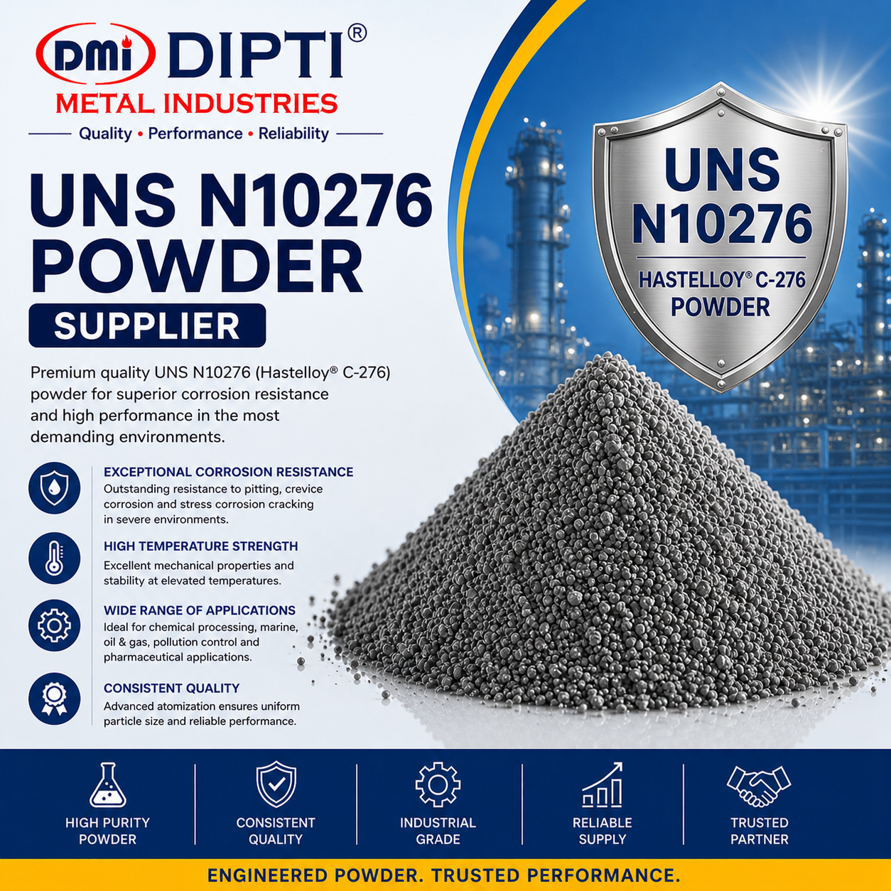 Hastelloy C276 Powder Manufacturer Mumbai India