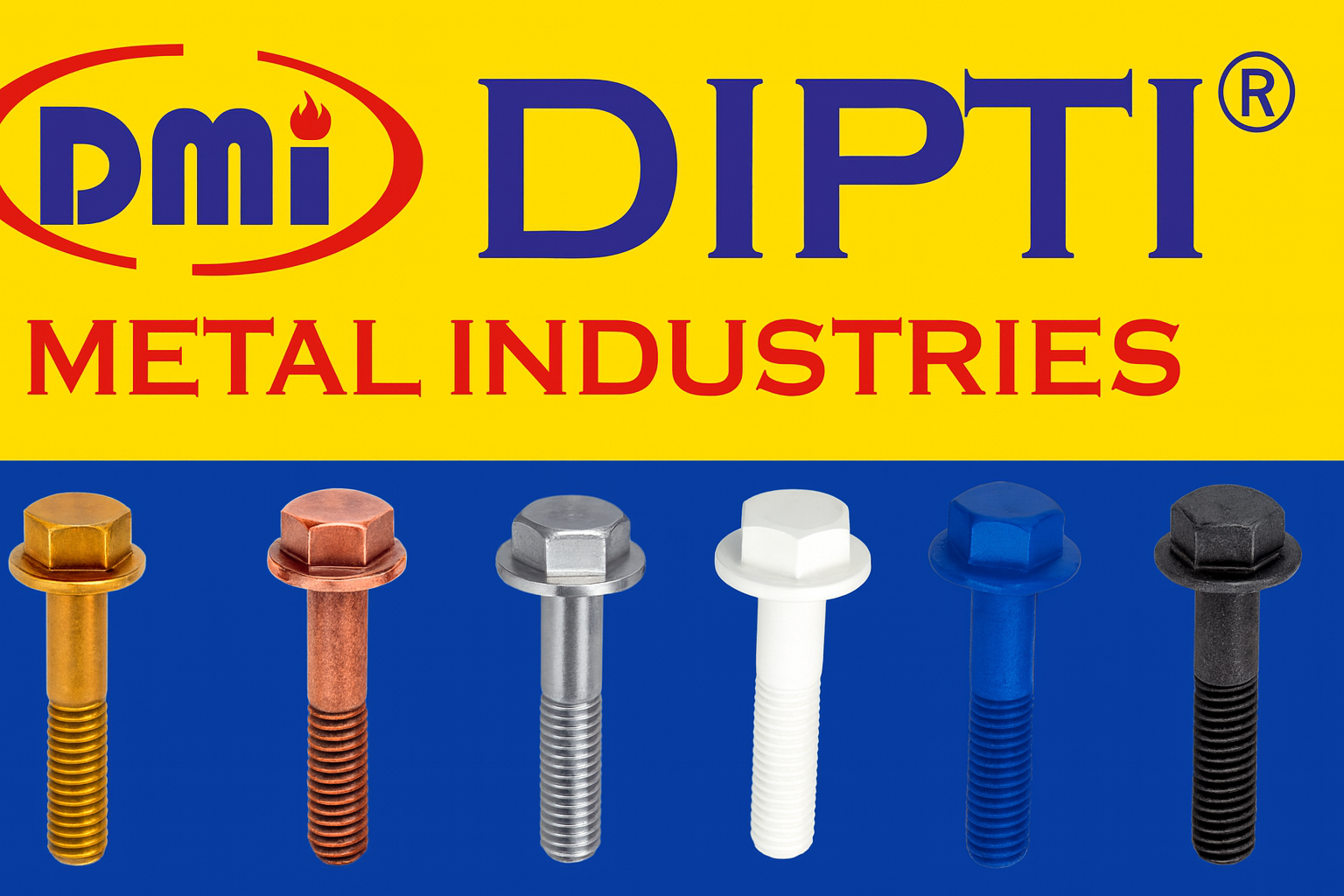 Hex Flanged Head Bolts DIN 6921 Manufacturer, Exporter, Supplier in various grades