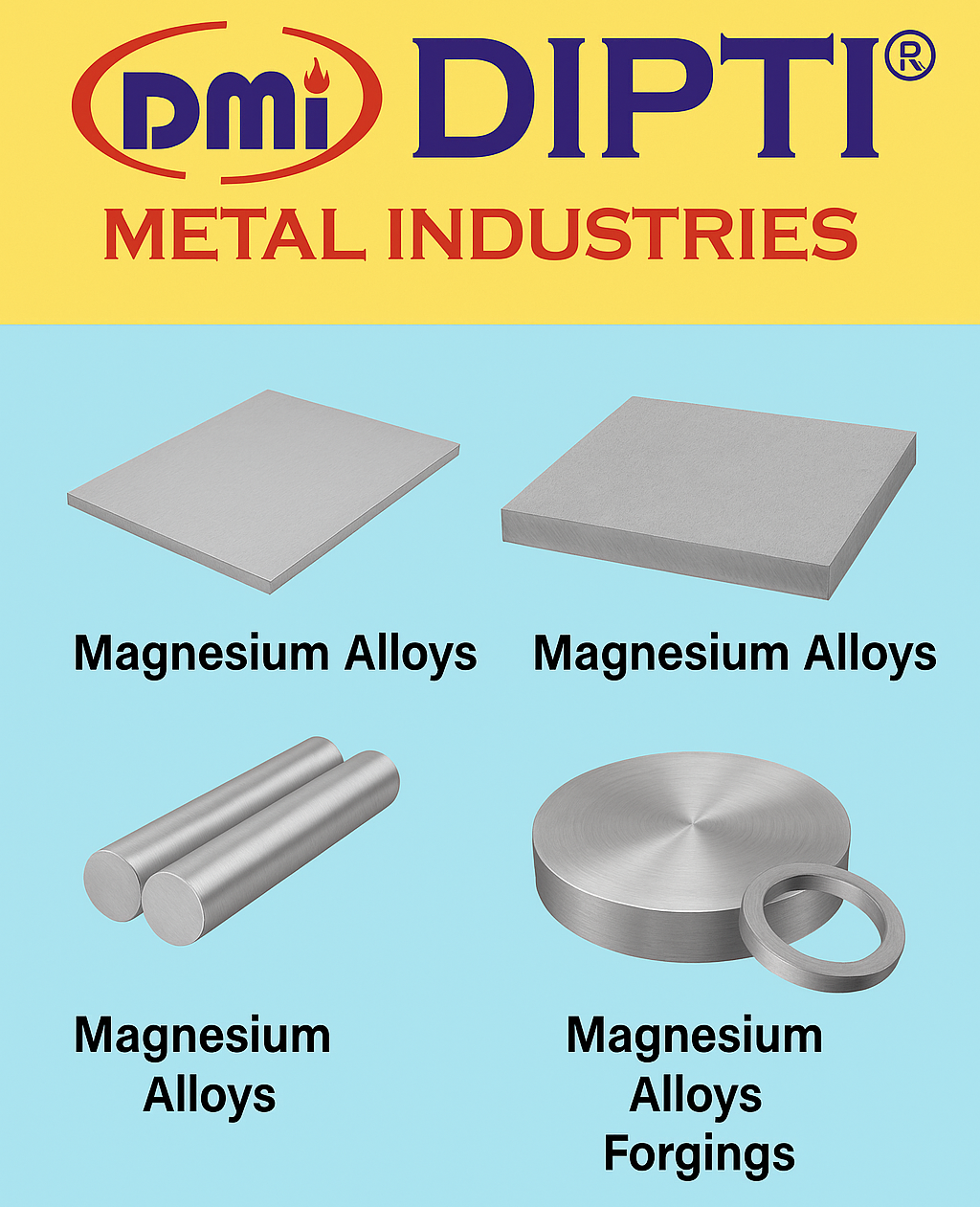 Magnesium Alloys Products for Aerospace and Automotive Lightweighting