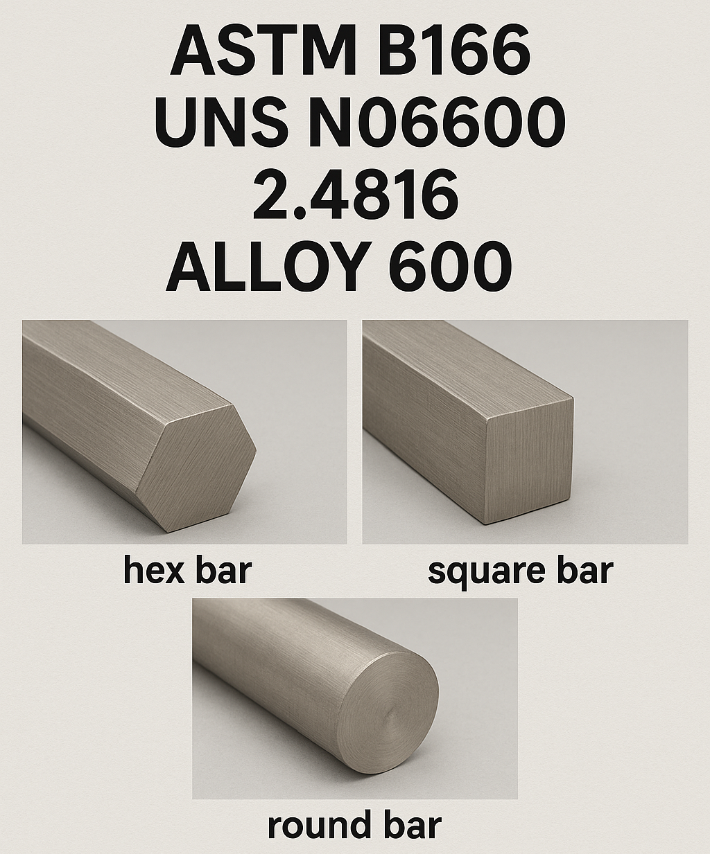 DIPTI DINCONEL-600 ASTM B166 / UNS N06600 Round, Square, Hex Bars & Rods Manufacturer, Exporter, Supplier from Mumbai, India