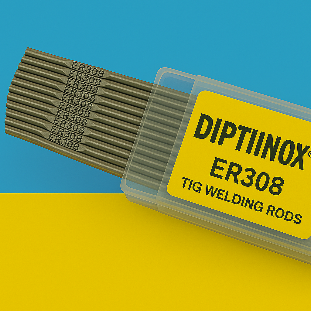 DIPTIINOX ER308 TIG Rod AWS A5.9 AISI 304 Filler Metal ER308 Manufacturer, ER308 Supplier, ER308 Exporter from Mumbai, India