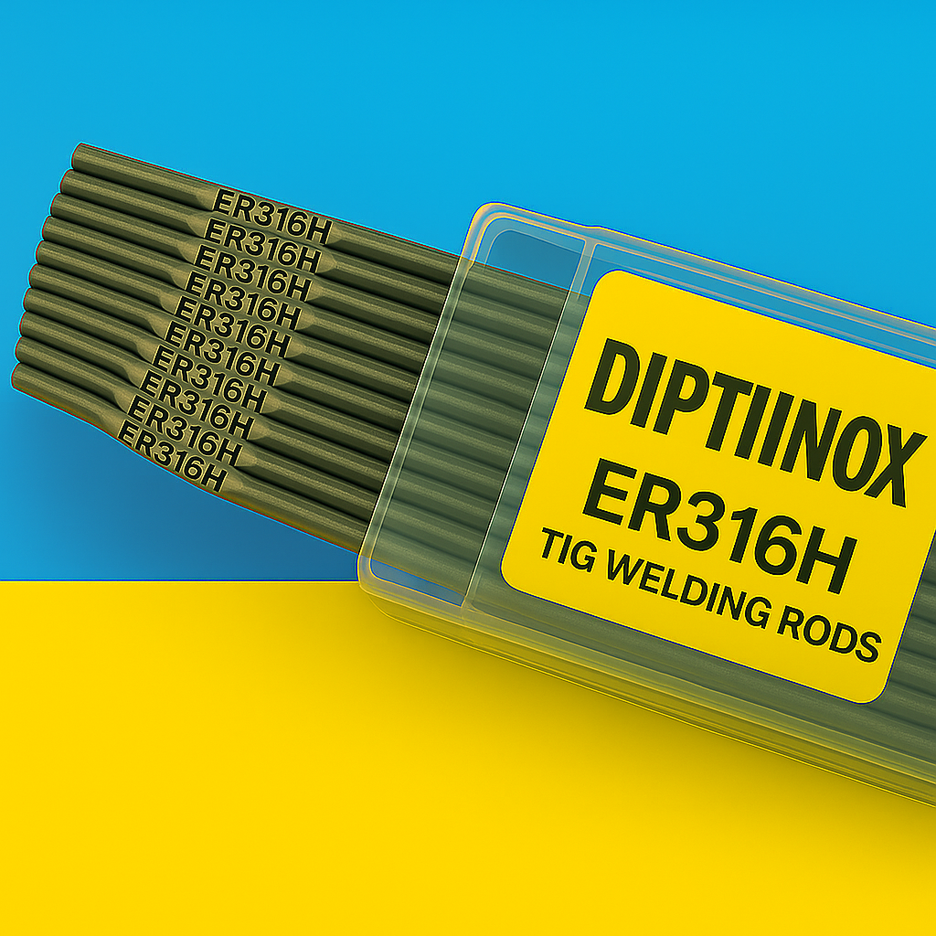 DIPTIINOX ER316H TIG Rod AWS A5.9 High Carbon Filler ER316H Manufacturer, ER316H Supplier, ER316H Exporter from Mumbai, India