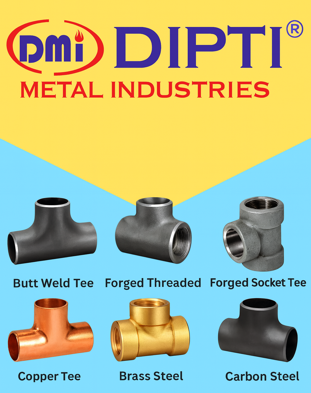 Industrial Tee Pipe Fittings Tee Manufacturer, Tee Exporter, Tee Supplier