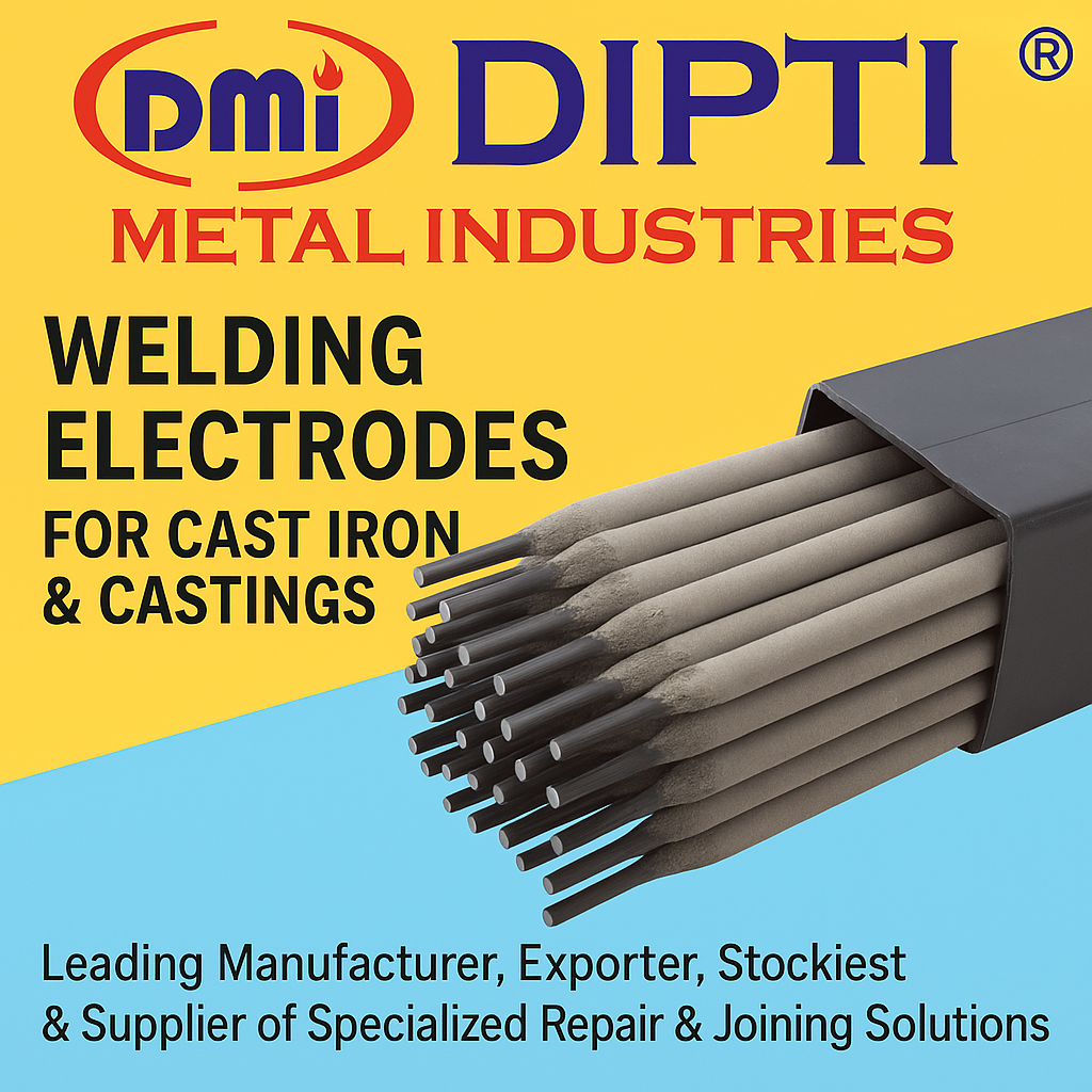 Welding Electrodes for Cast Iron and other Castings, such as Nickel Alloy and Nickel-Iron electrodes for repair and joining